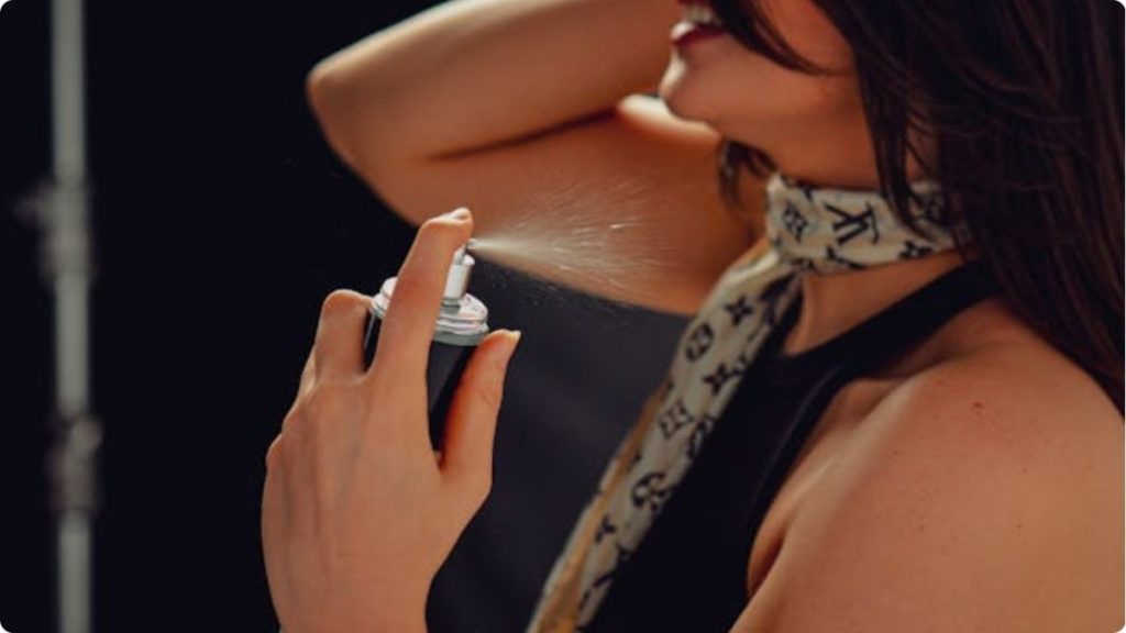 best places to apply perfume