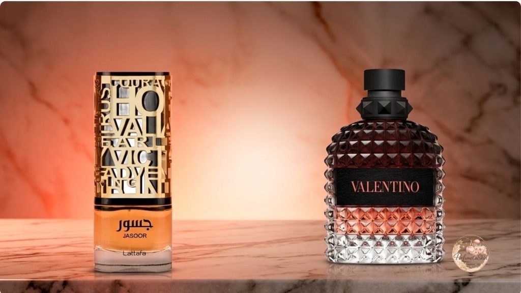 Lattafa Jasoor Best Dupe for Valentino Uomo Born in Roma Coral Fantasy